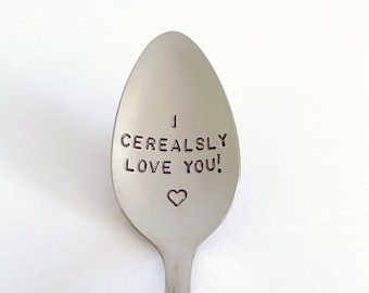 I Cerealsly Love You!-Valentine’s day-11th Steel Anniversary-Boyfriend Gift-Unique Personalized Gift-Can Be Used Daily-High Quality