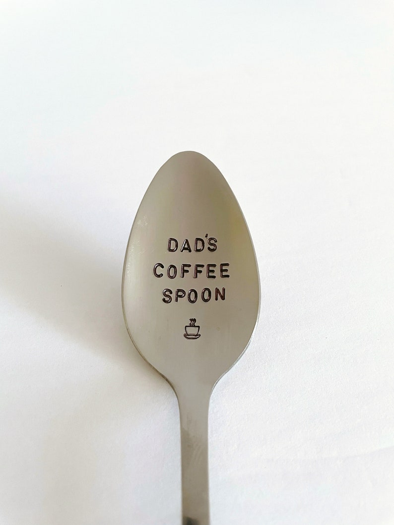 Grandpa's Ice Cream Spoon-Or YOUR name-Grandpa/Dad Birthday Gift-Best Friend-Boyfriend Gift-Unique Personalized Gift-Can Be Used Daily image 2