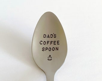 Dad's Coffee Spoon-Or YOUR Name! Father’s Day-Dad Birthday Gift-Unique Personalized Gift-Can Be Used Daily