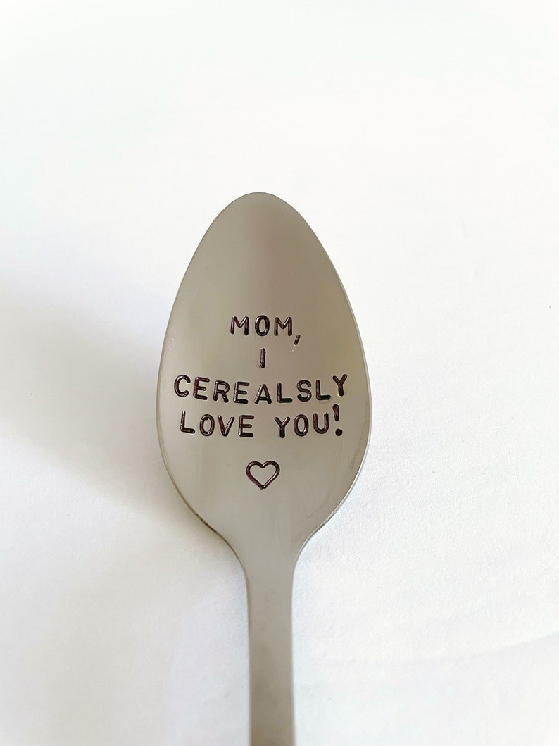 Mom's Coffee Spoon-Or YOUR Name-Mothers Day Gift-Mom Birthday-Best Friend-Unique Personalized Gift-Can Be Used Daily-High Quality-Hand Made image 5