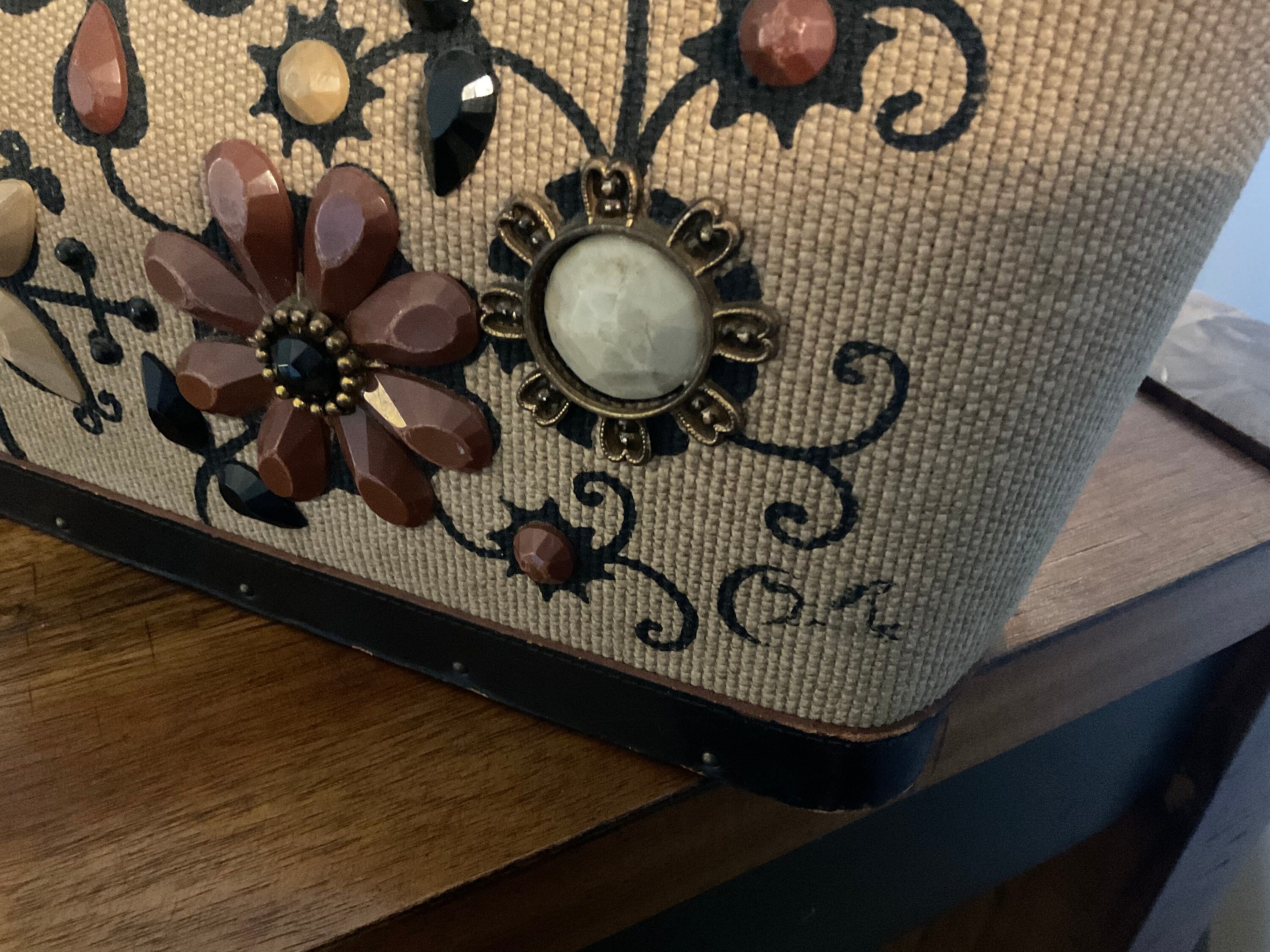 Enid Collins Vintage Handbag Titled Jewel Garden - Etsy Canada