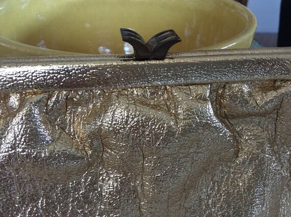 Gold Lame' Evening Clutch - image 2