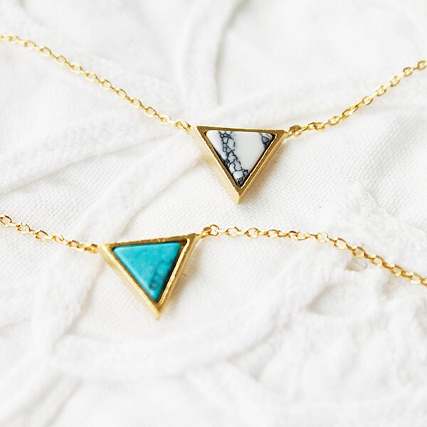 Gold Frame Necklace Etsy