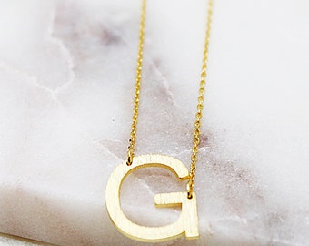 Gold ' G ' Necklace