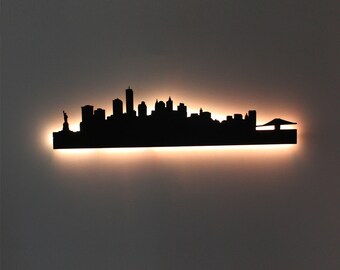 New York City Skyline LED Sign