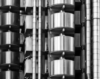 Lloyd's Building 1 London England Fine Art Photographic Print, Artist Signed | Architectural Details and Urban Abstracts