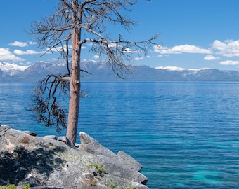 Blue Waters 2 Lake Tahoe California Fine Art Print, Artist Signed | Seascape Series