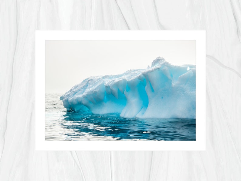 Inner Glow: An Antarctica Expedition Fine Art Photographic Print, Artist Signed Abstract Polar Photography image 2