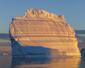 Morning Glow: A Greenland Expedition Fine Art Print, Artist Signed | Iceberg Polar Photography