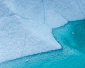 Iceberg Edges: A Greenland Expedition Fine Art Print, Artist Signed | Abstract Polar Photography