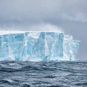 Adrift: An Antarctica Expedition Fine Art Print, Artist Signed Iceberg Polar Photography image 1