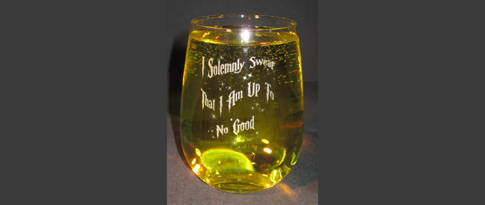 Engraved Stemless Wine Glass Engraved White Wine Glassi Etsy