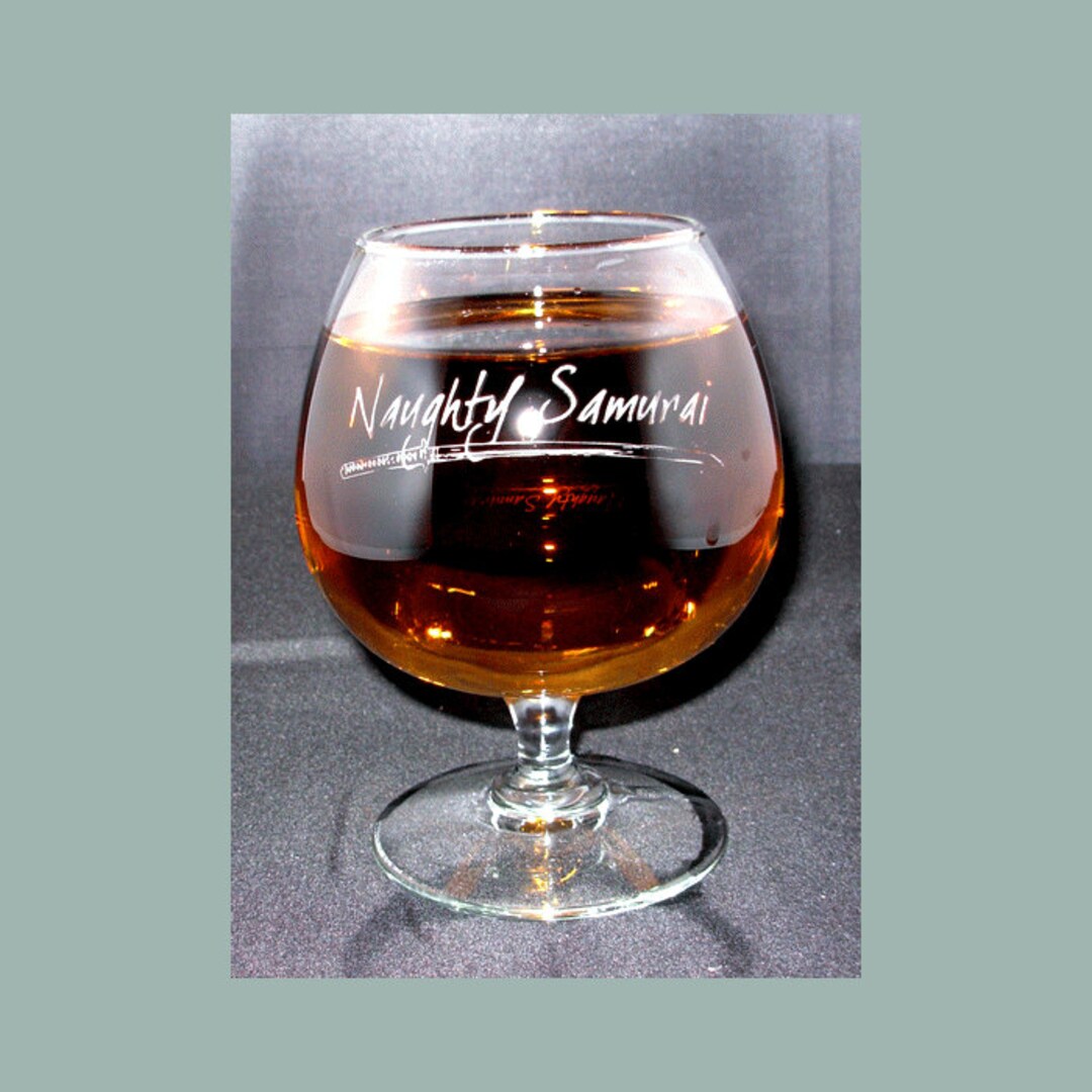 Brandy Snifer 12oz, Engraved Brandy Glass, Personalized Brandy Glass