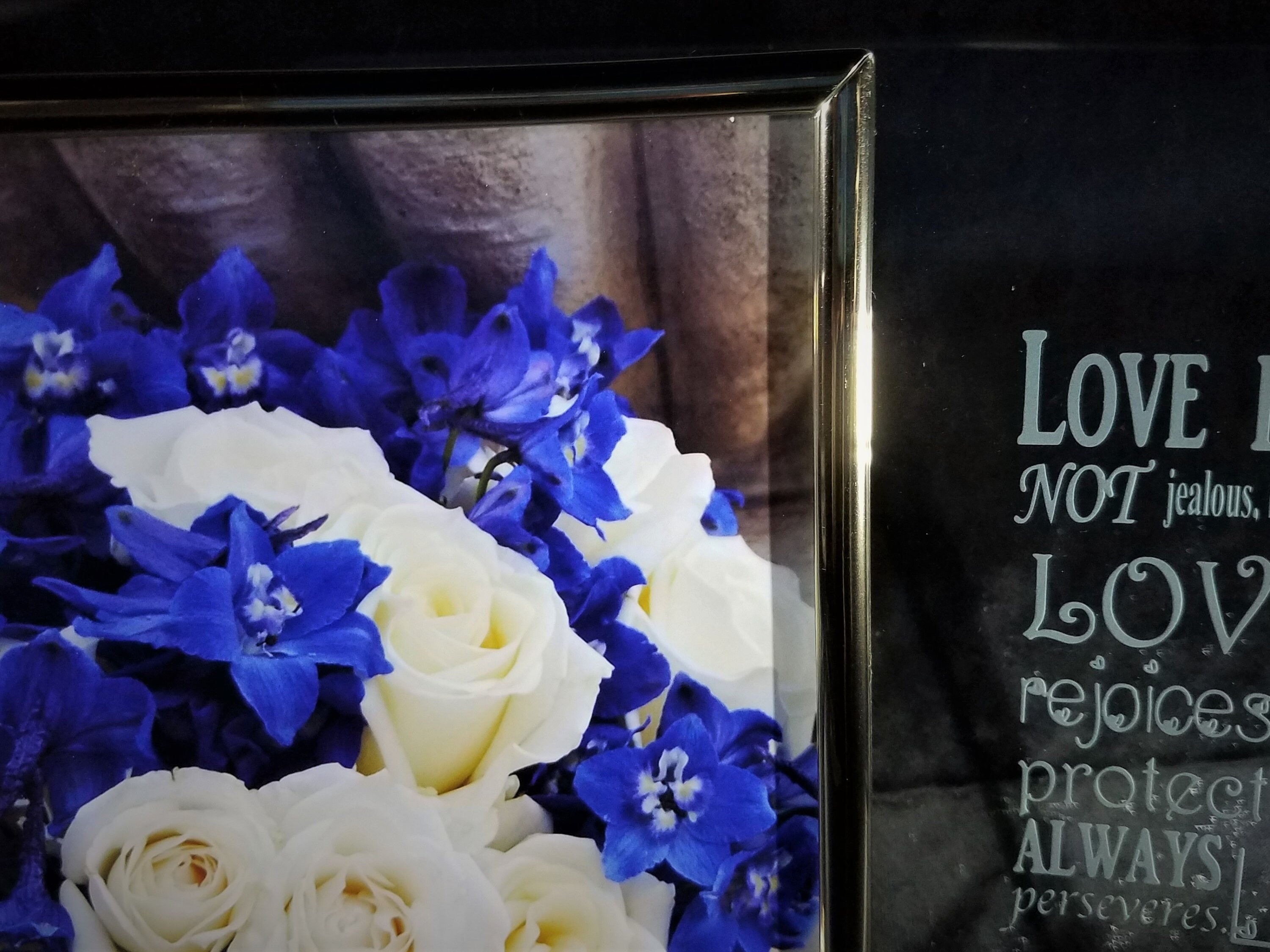 8x10 Curved Glass Gold Picture Frame Custom Picture Frame Etsy