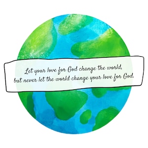 Christian Change the World PNG T-shirt Sublimation Design