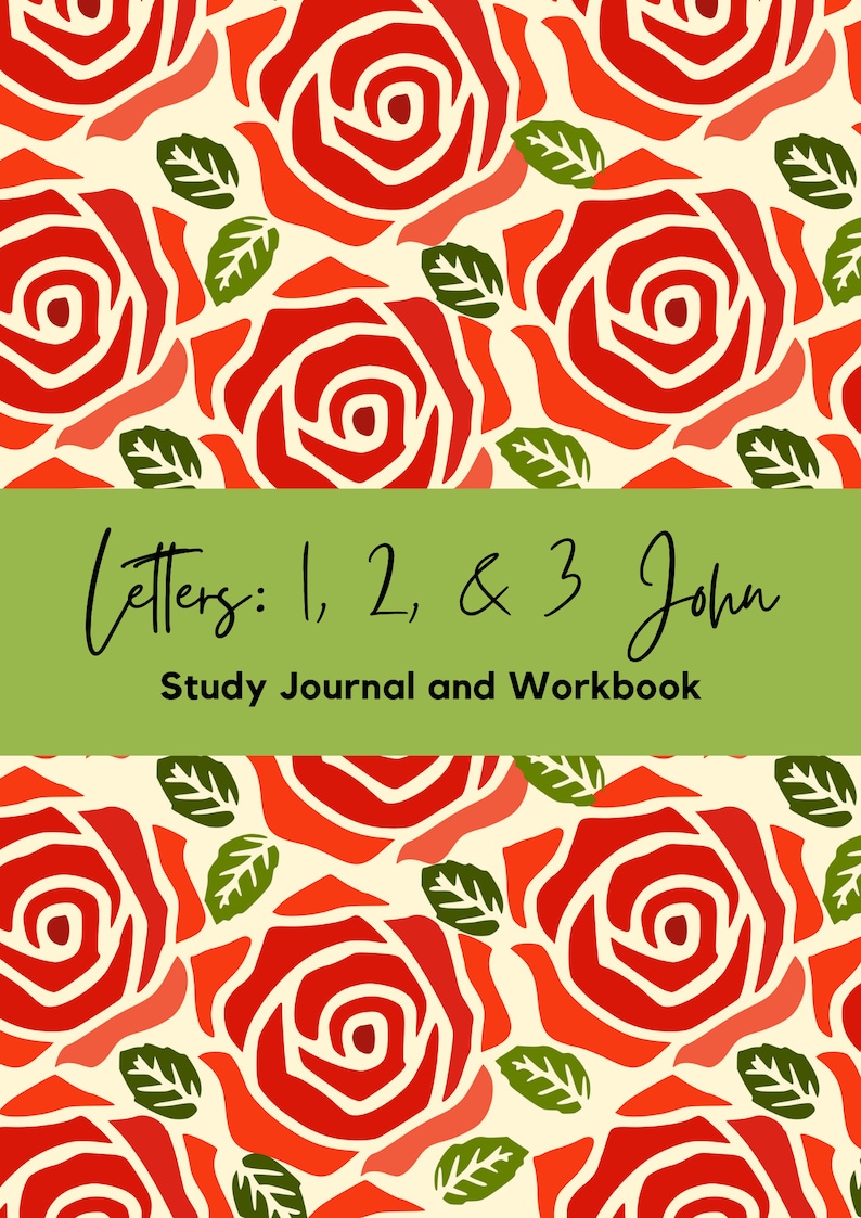 1st, 2nd, and 3rd John Bible Study Etsy