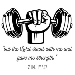 He Gives Me Strength- Christian PNG for Sublimation
