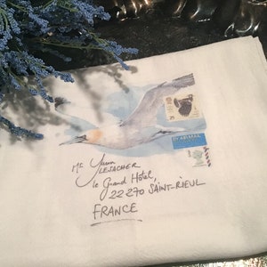 SEAGULL Tea Towel French Chic ~ Gift ~ Kitchen Decor