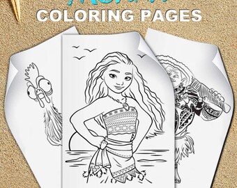 MOANA PARTY GAME Pua Pin My Nose 11x17 inches and 18x24 new