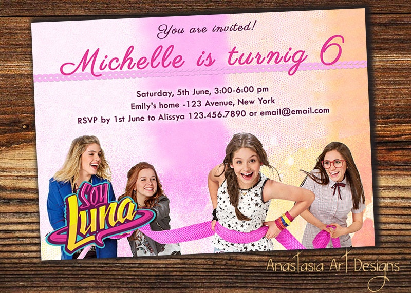 Soy Luna Bash Etsy France