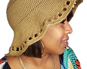 Women's Crochet Bucket Hat