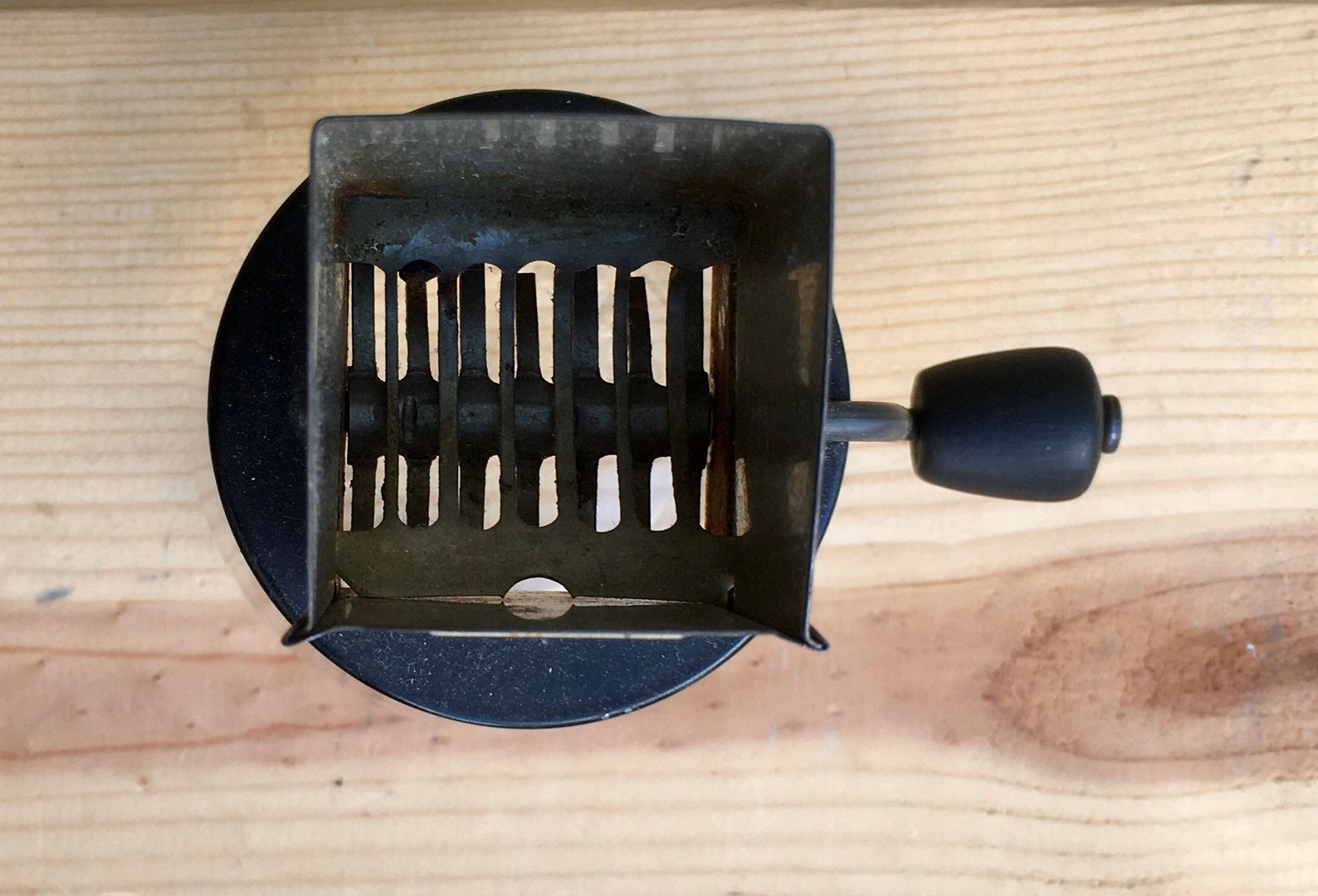 Antique Androck Metal Food Grater With Glass Jar Retro Country Etsy