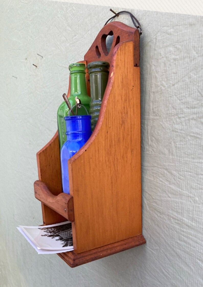 Wood Spice Shelf/rack Rustic Kitchen Storage Organizer Etsy