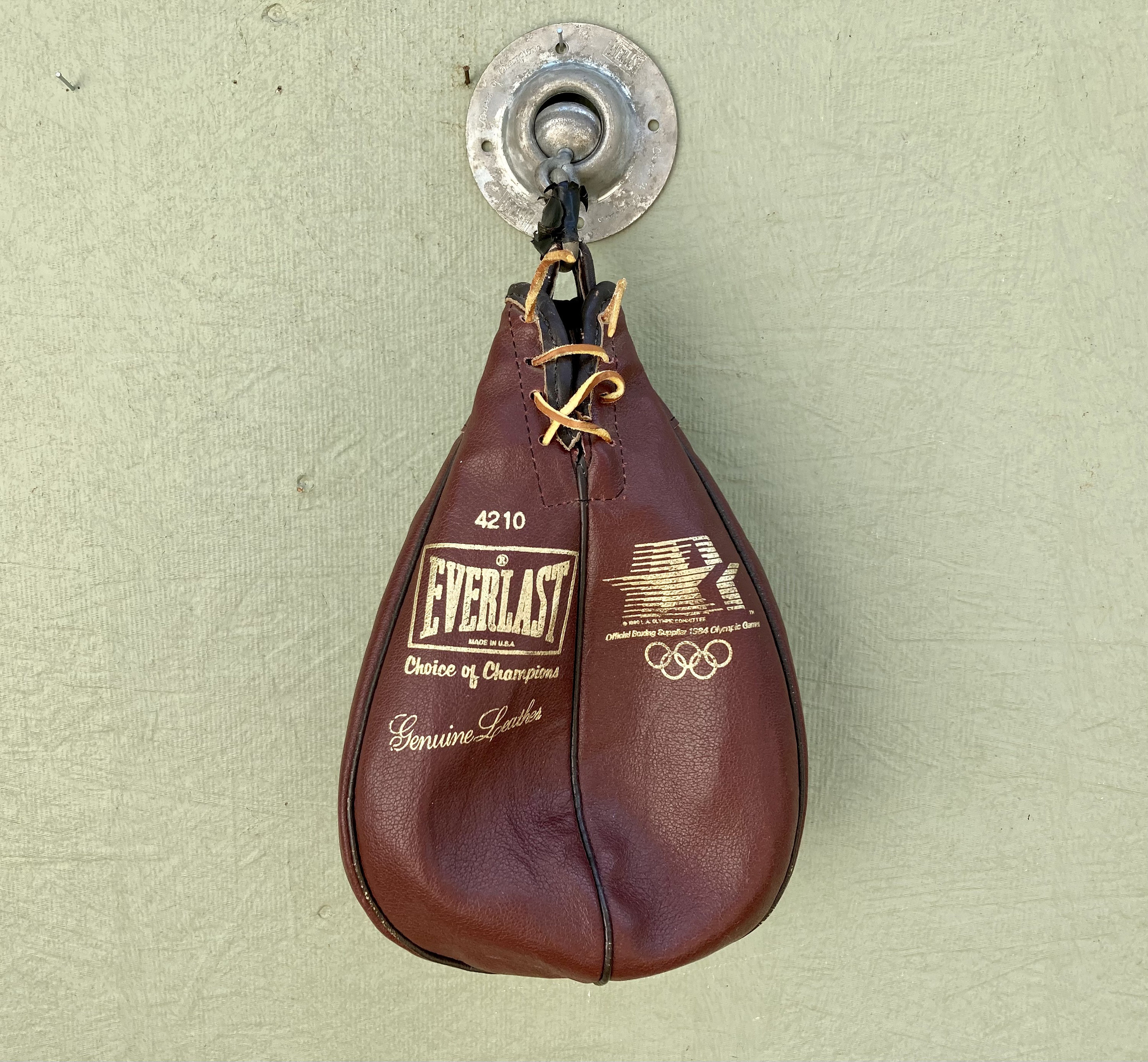 omverwerping Aannames, aannames. Raad eens erger maken Boxing Punching Bag Vintage 4210 EVERLAST Genuine Leather - Etsy