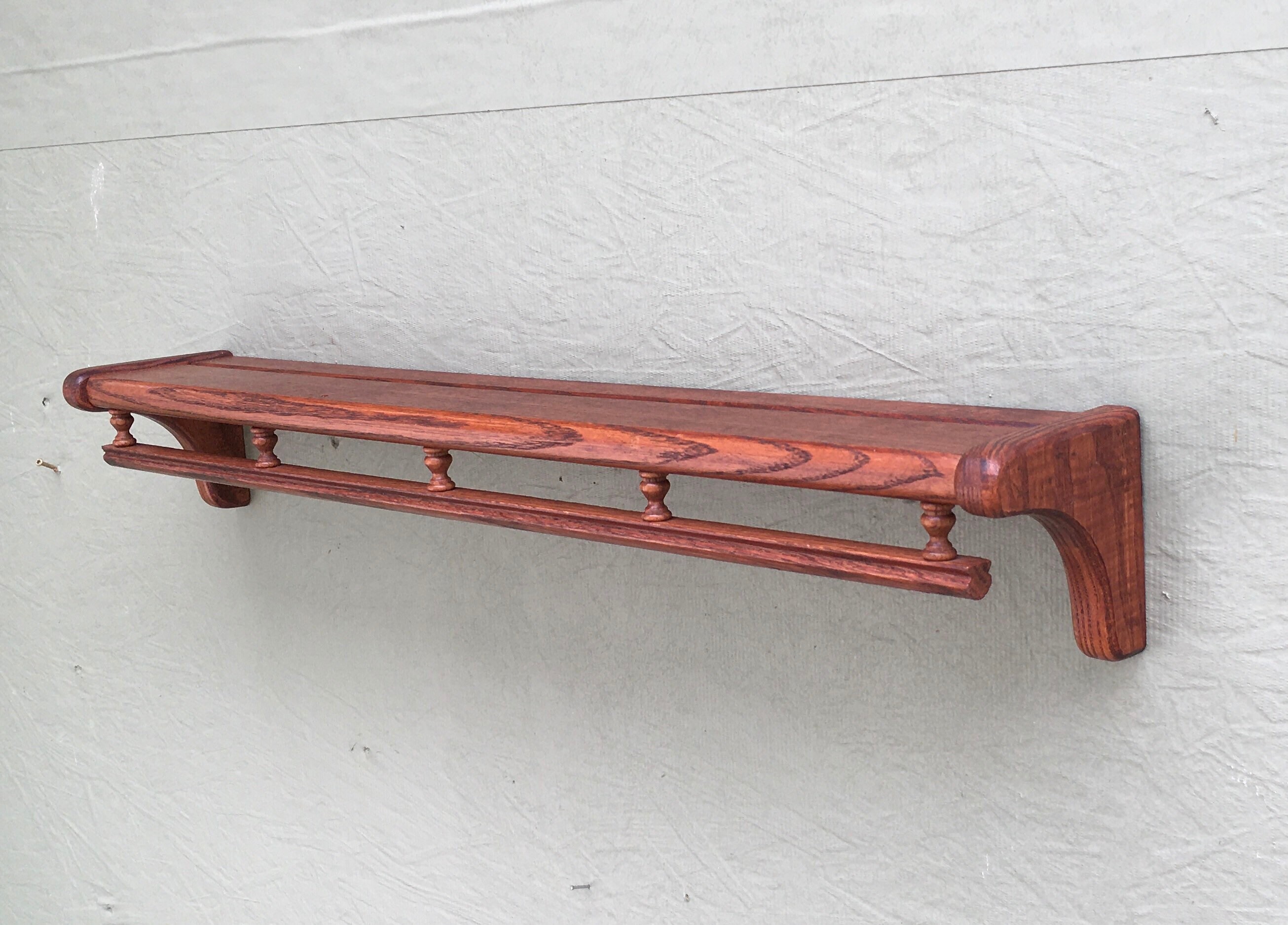 ENVÍO GRATUITO US Vintage Solid Oak French Country Wall | Etsy