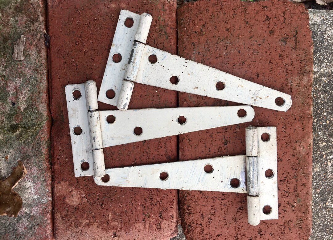 Barn Door Hinges Vintage T Strap Style Hinges Salvaged Etsy