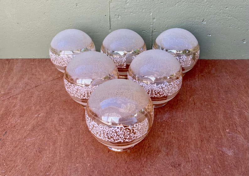 Vintage Clear Round Glass Replacement Globe Mid Century Etsy