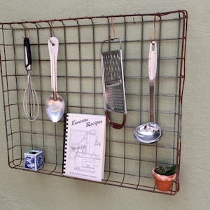 Vintage Industrial Wire Basket: Large Antique Bread Delivery Tray