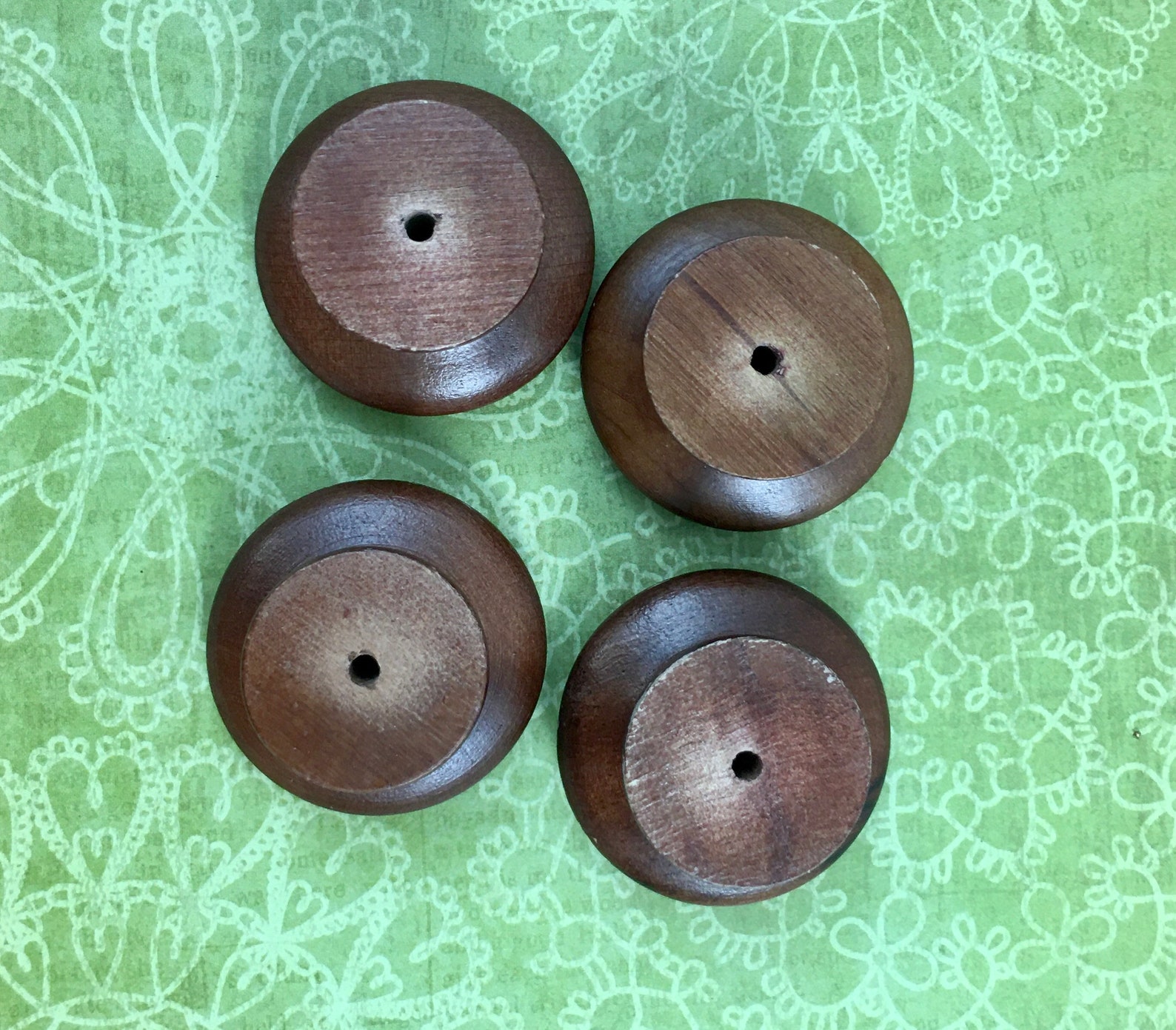 12 antiguo arcejo redondo de arce sólido tira de la | Etsy