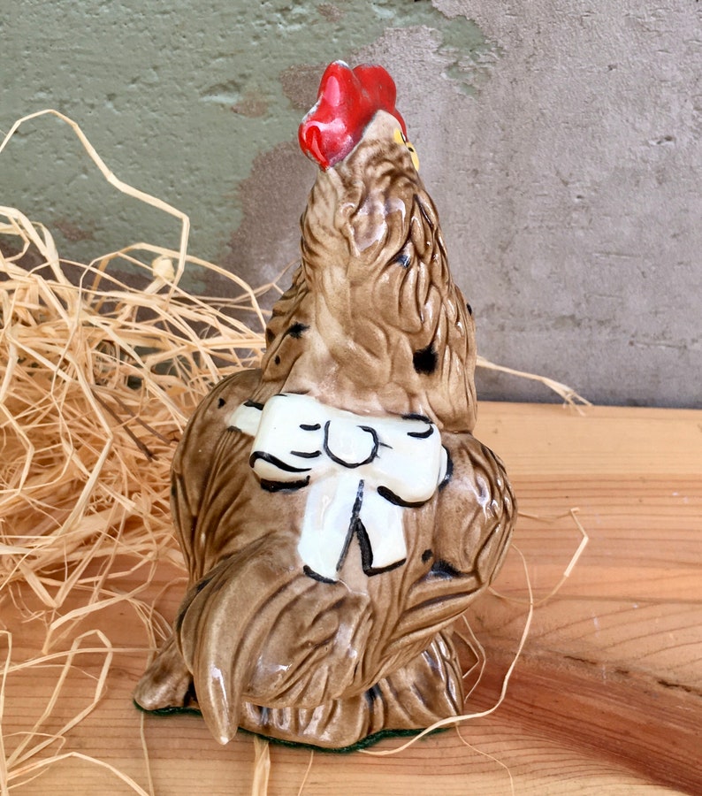 Antique Ceramic Chicken/hen Figurine French Country - Etsy