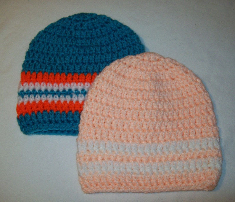 Extra Small Hand Crocheted Handmade Beanie Hats