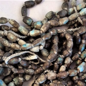 Antique Javanese Wedding Stone Beads. 12.90 strand