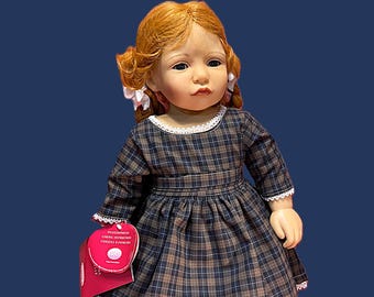 Elizabeth by Tara Heath for Gotz doll, germany, 20" freckles, red hair, vintage, free shipping