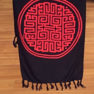 Sale Buy one, get one free! Chinese Trigram of Health, Wealth, Success Long Scarf. Prosperity Increase.. Feng Shui Luck!
