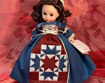 madame alexander Celebrating America 8" vintage doll in box free shipping