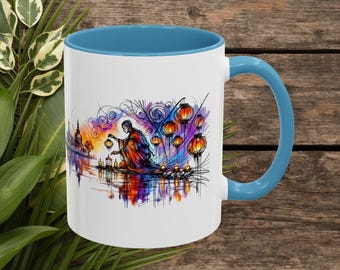 Yoga Lover Mug - Mindfulness Cup  - Cute Buddha Mug Meditation print