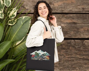 Japanese Tote bag - asian purse - Boho Japan Tote bag art print
