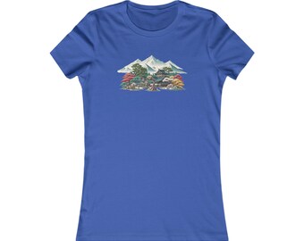 Boho Japan Women tshirt - Asian Art tshirt - Stylish Japanese Culture Tee