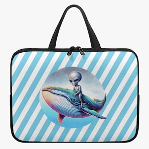 Etui na MacBooka z motywem UFO – futerał na laptopa Sci-Fi – futerał na MacBooka w kosmosie