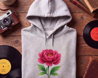sudadera con capucha flores vintage sudadera flores tropicales