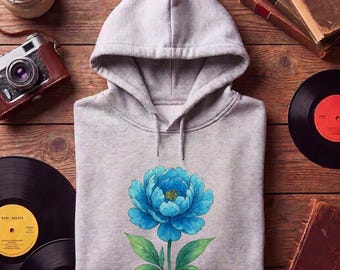 sudadera con capucha tropical vintage sudadera flores tropicales