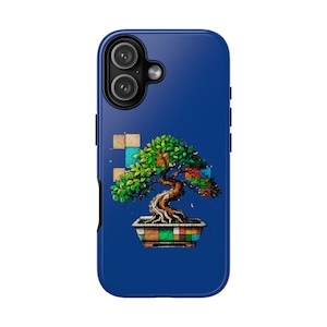 Stylische Bonsai Natur Handyhülle originelles Bonsai Grafikdesign, bequemes Design