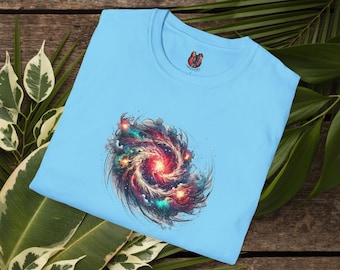 Tshirt diseño galaxia, regalo y outfit  Tshirt con motivo espacial y galáctico