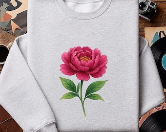 Sweatshirt Wildblume cool Sweatshirt Vintage Sweatshirt Blume Natur