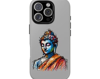 Yoga Vibes Iphone case - Zen samsung case - Meditation Mobile case Buddha print