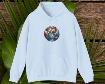 Hoodie planeet cool sweater ruimte astronomie.